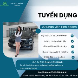 Tuyển dụng nhân viên kinh doanh ô tô tại Bình Dương 2026